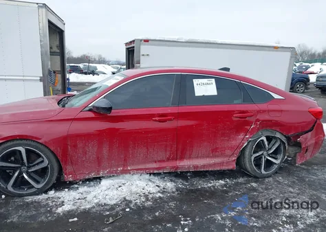 2021 Honda Accord Sport 2.0T z USA, uszkodzony, nr VIN 1HGCV2F3XMA012590